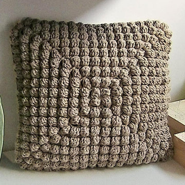 Bobbles in the Puff Pillow Pattern