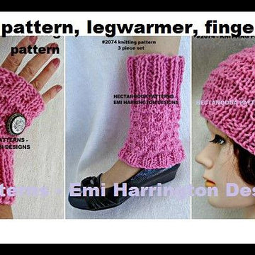 2074 -  hat, gloves, Legwarmers