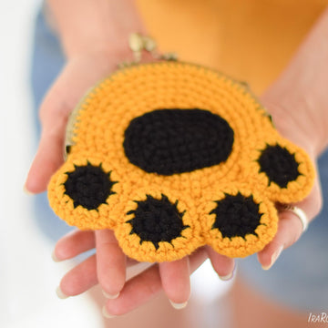 Pumpkin The Cat Paw Coin Purse