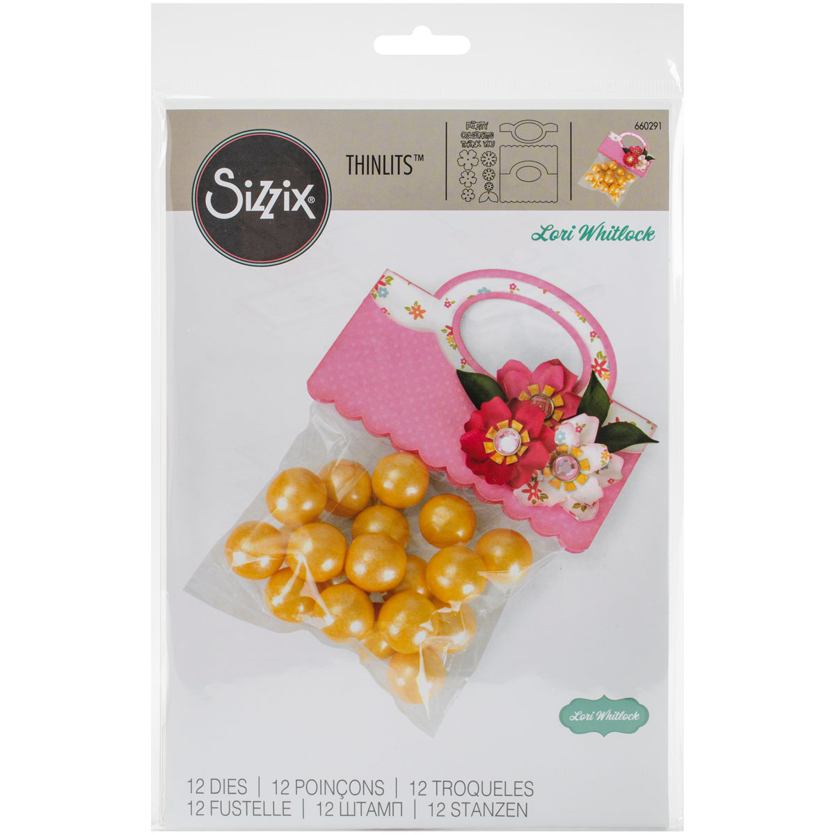 Sizzix Thinlits Dies By Lori Whitlock 12/Pkg - Treat Bag Topper