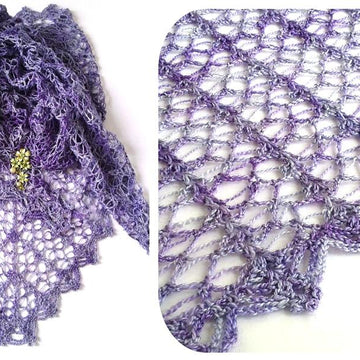 Lavender Path Shawl