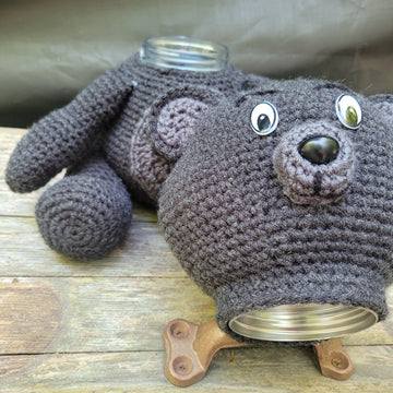 Bat Bear Stash Jar