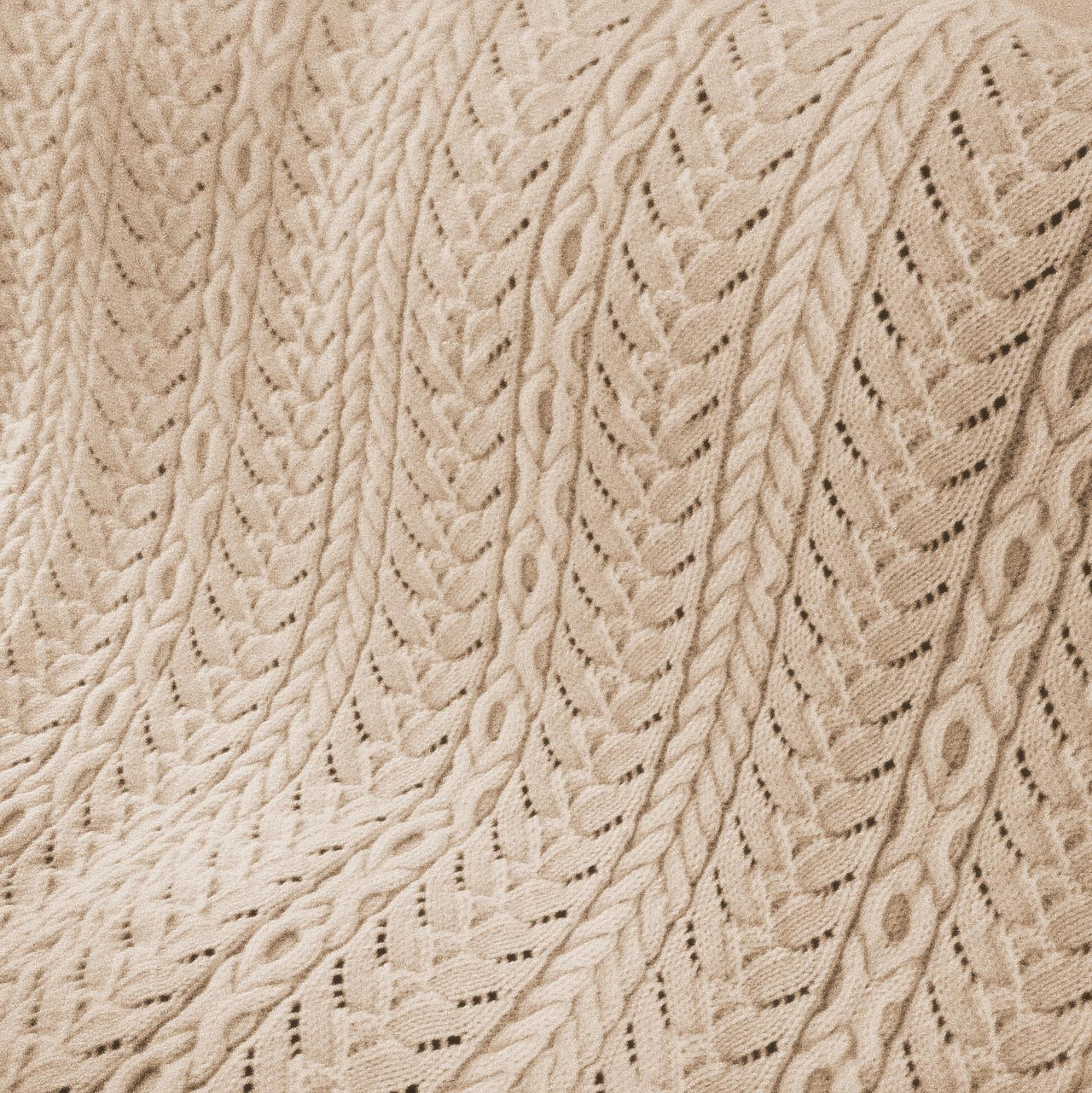 Grandma's Heirloom Aran Afghan