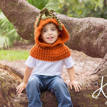 Pumpkin Hooded Cowl