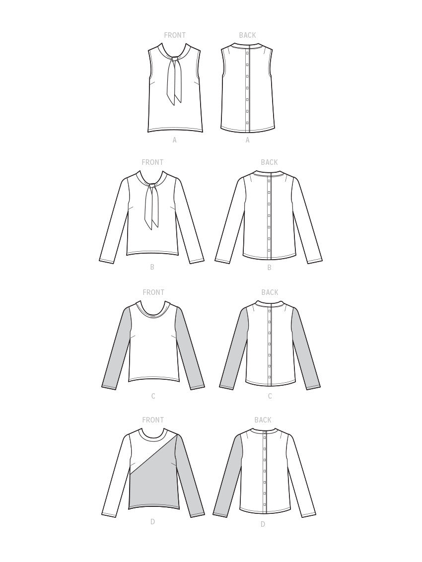 Simplicity Misses' Adaptive Tops S9579 - Sewing Pattern