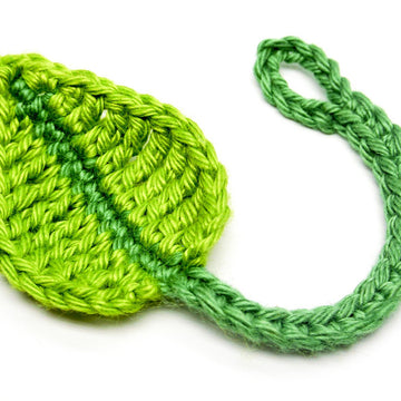 Leaf Cable Tie Crochet Pattern