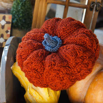 Knitting Pumpkin