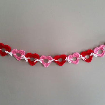 Upcycled Heart Garland