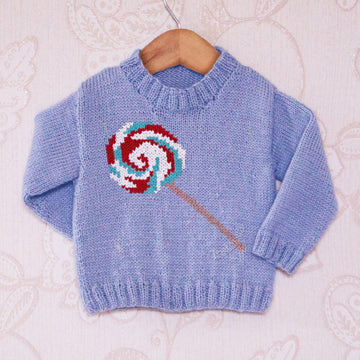 Intarsia - Lollipop Chart - Childrens Sweater