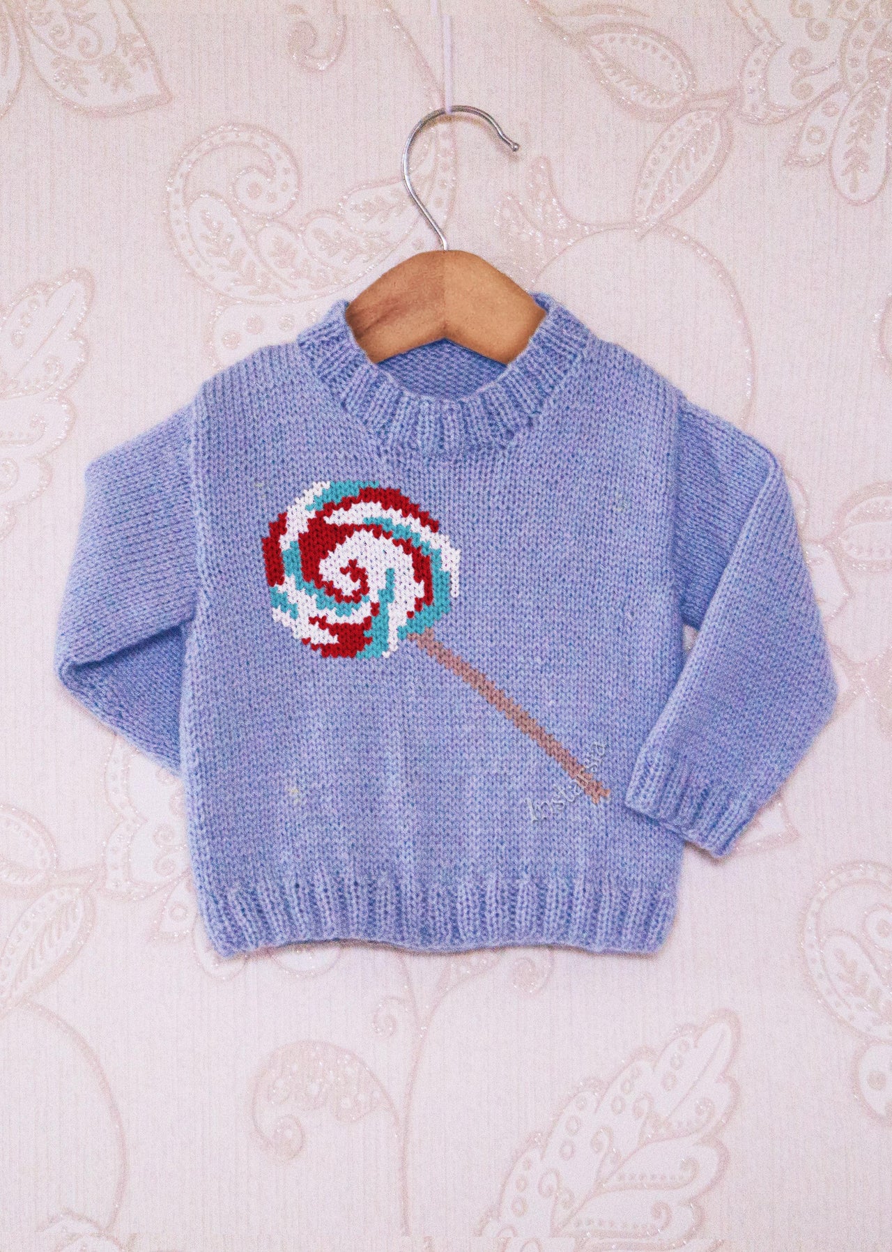 Intarsia - Lollipop Chart - Childrens Sweater