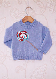 Intarsia - Lollipop Chart - Childrens Sweater