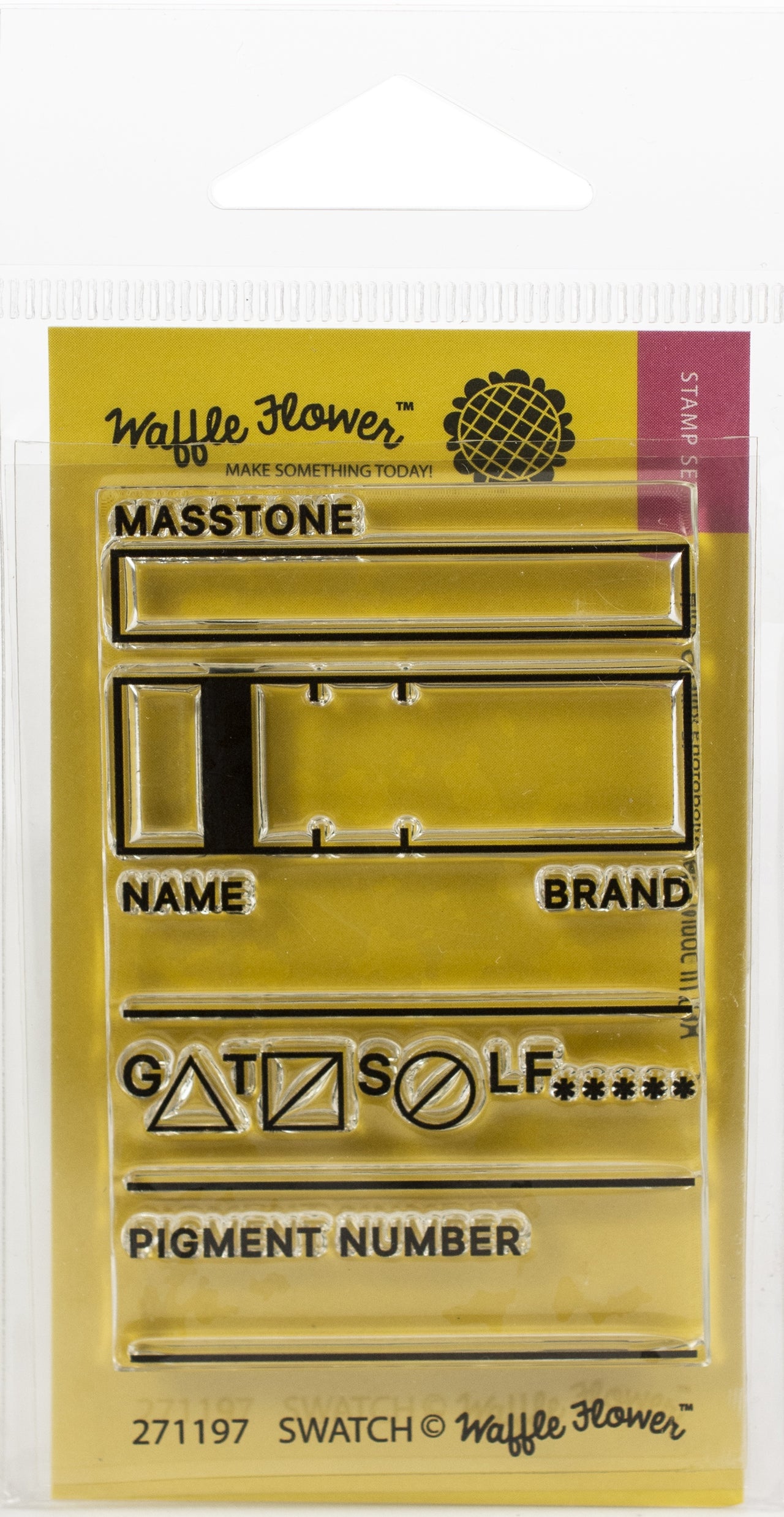 Waffle Flower Crafts Clear Stamps 2"X3" - Swatch