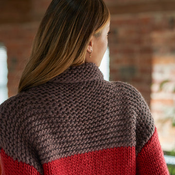 Lux – Beginner Roll Neck Jumper in West Yorkshire Spinners Re:Treat Superchunky - DBP0250 - Downloadable PDF
