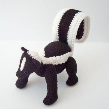 Striped Skunk Amigurumi Pattern