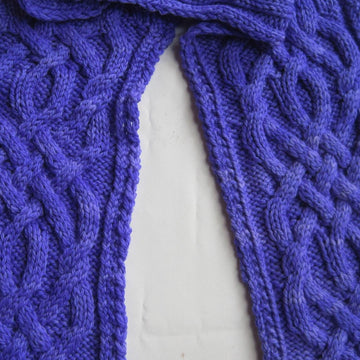Clearwater Celtic Cabled Scarf