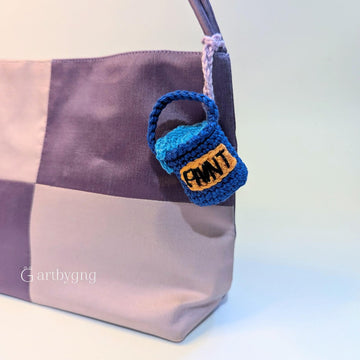 Paint and brush bag charm