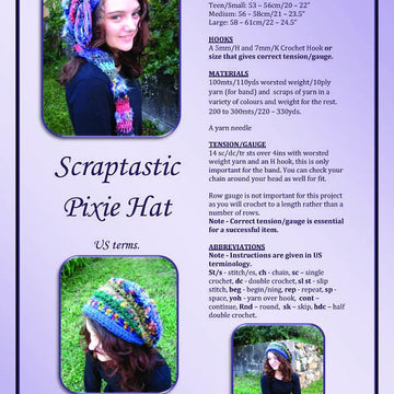 Scraptastic Pixie Hat