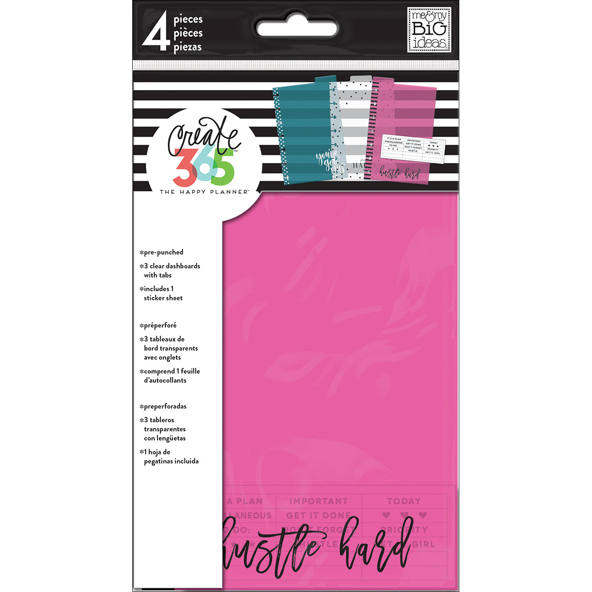 Happy Planner Mini Dashboards 4.5"X7.25" 3/Pkg - 336516
