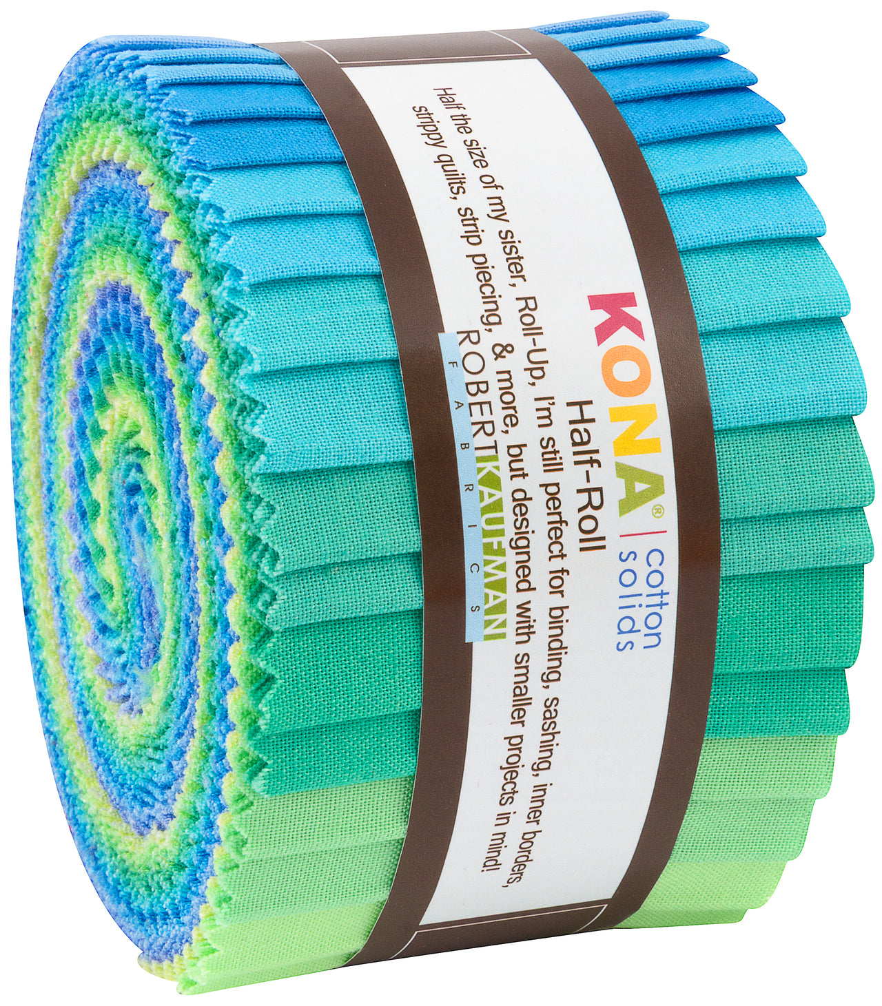 Robert Kaufman Kona Cotton Solids 2.5in Strip Roll - HR-148-24
