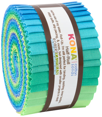 Robert Kaufman Kona Cotton Solids 2.5in Strip Roll - HR-148-24