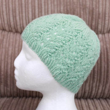 Knitting Pattern ladies hat beanie UK & USA Terms #16