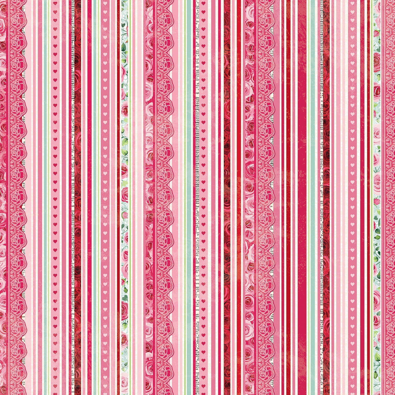 American Crafts Count The Ways Double-Sided Cardstock 12"X12" 25/Pkg - Soulmate