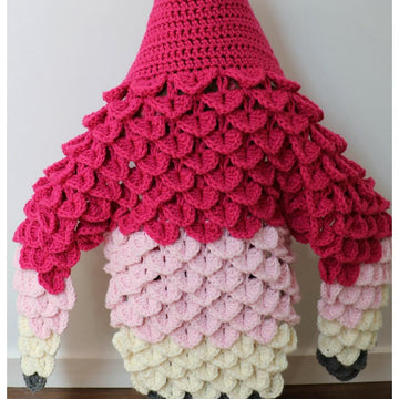 Hooded Flamingo Blanket Costume