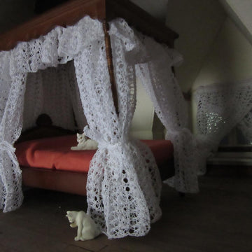 1:12th scale bed hangings
