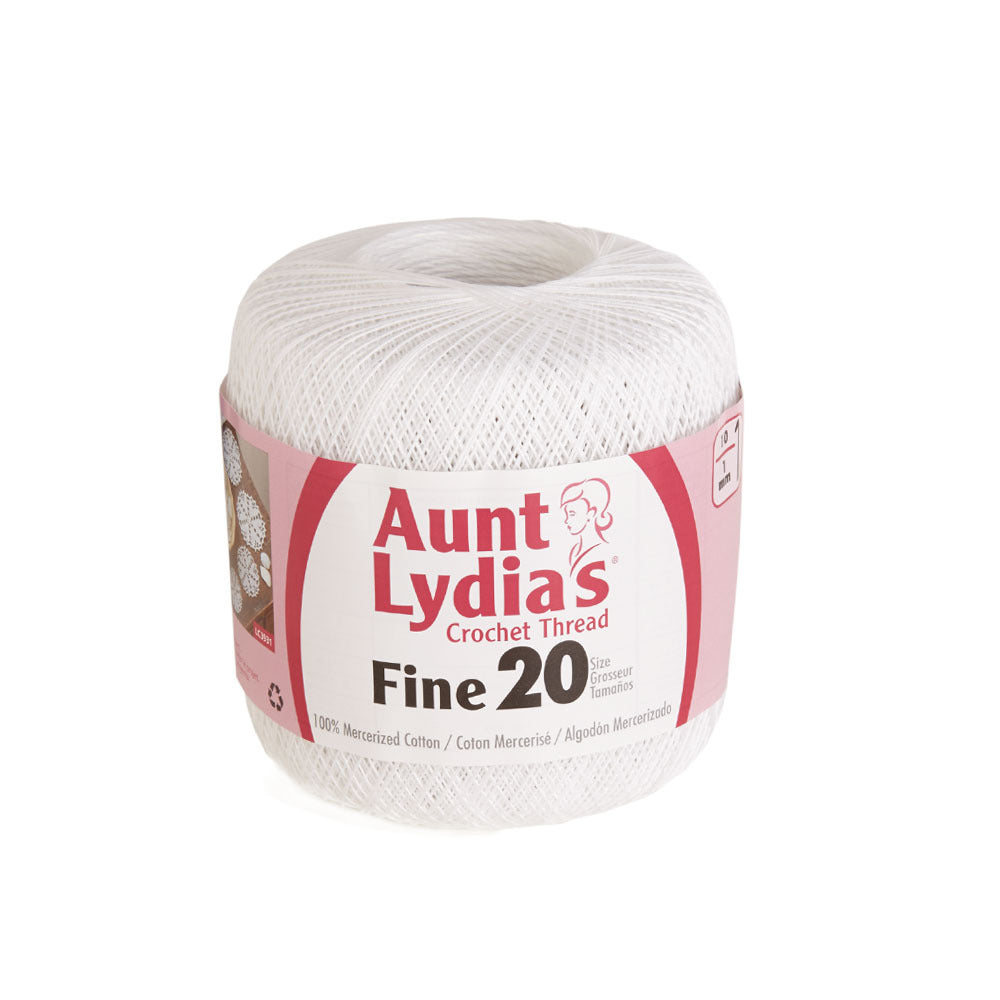 Aunt Lydia's Fine Crochet Thread Size 20