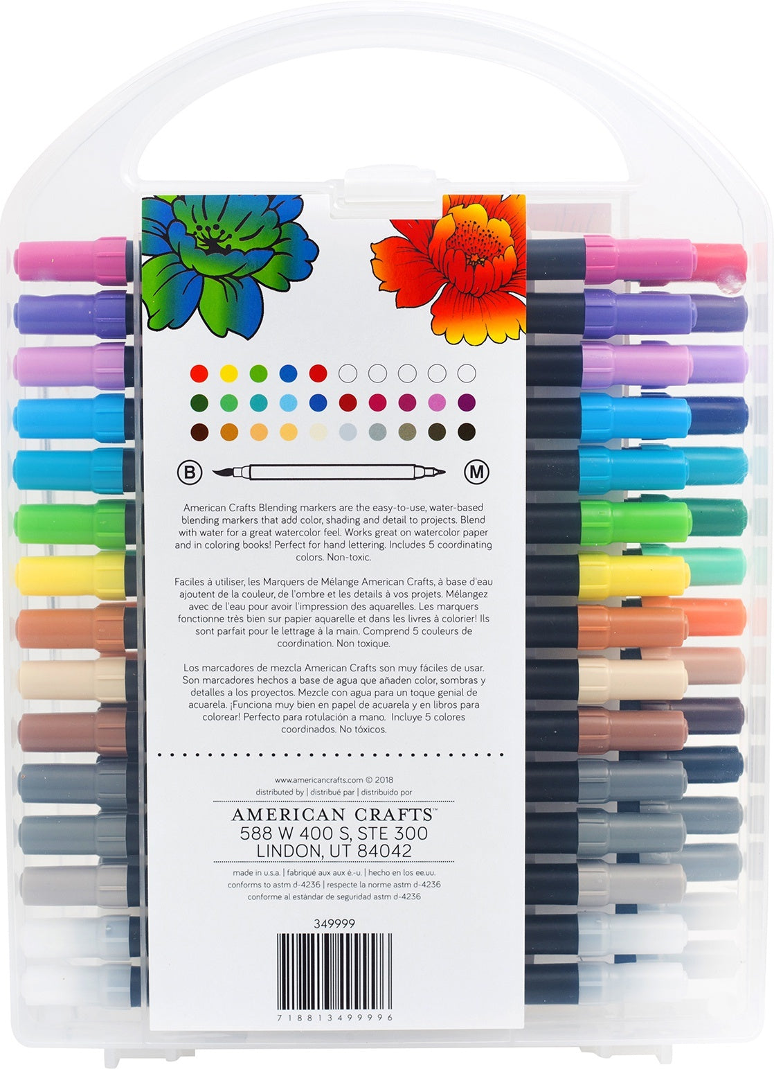 American Crafts Blending Markers 30/Pkg - 557635