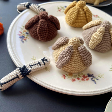 PAN DE MUERTO -DAY OF THE DEATH BREAD CROCHET AMIGURUMI PATTERN