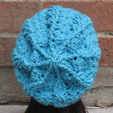 Flora Cabled Slouch Hat
