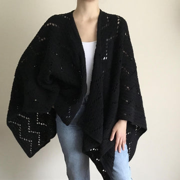 Tara Zig Zag Poncho N 697