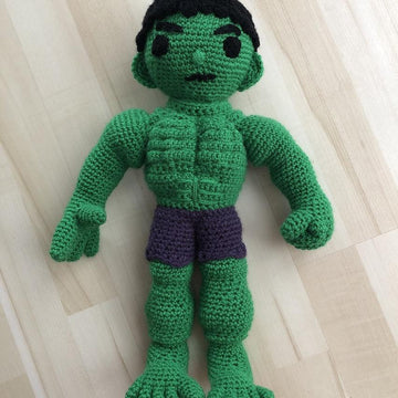 Green Monster amigurumi doll