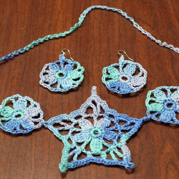 Flowers & Stars Necklace & Earring