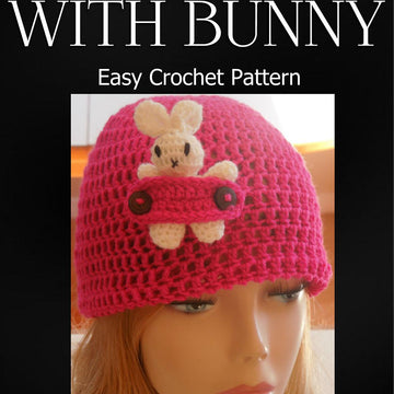 Beanie Hat With Bunny
