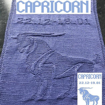 Nr. 555 Zodiac Capricorn 22.12 - 19.01 guest towel