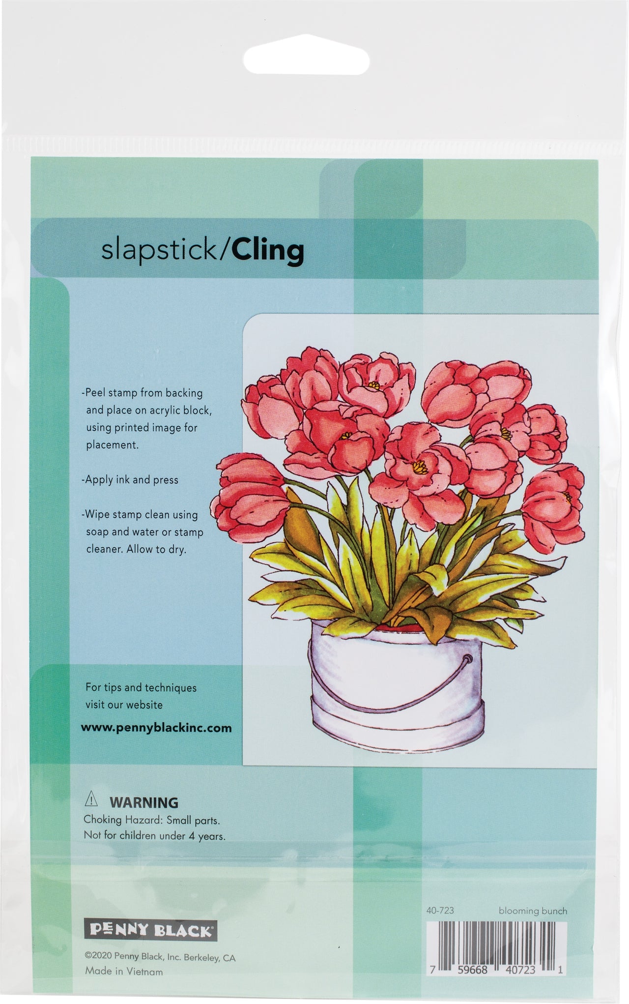 Penny Black Cling Stamps - Blooming Bunch