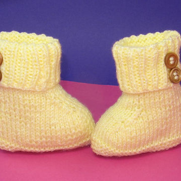 Easy Baby 2 Button Booties