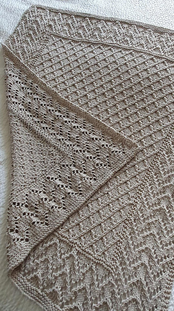 Lattice Lace Baby Blanket