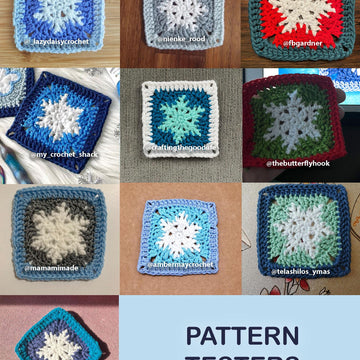 Small Snowflake Granny Square