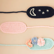 Sweet Dreams Sleep Mask - Free Accessory Crochet Pattern in Paintbox Yarns Baby DK
