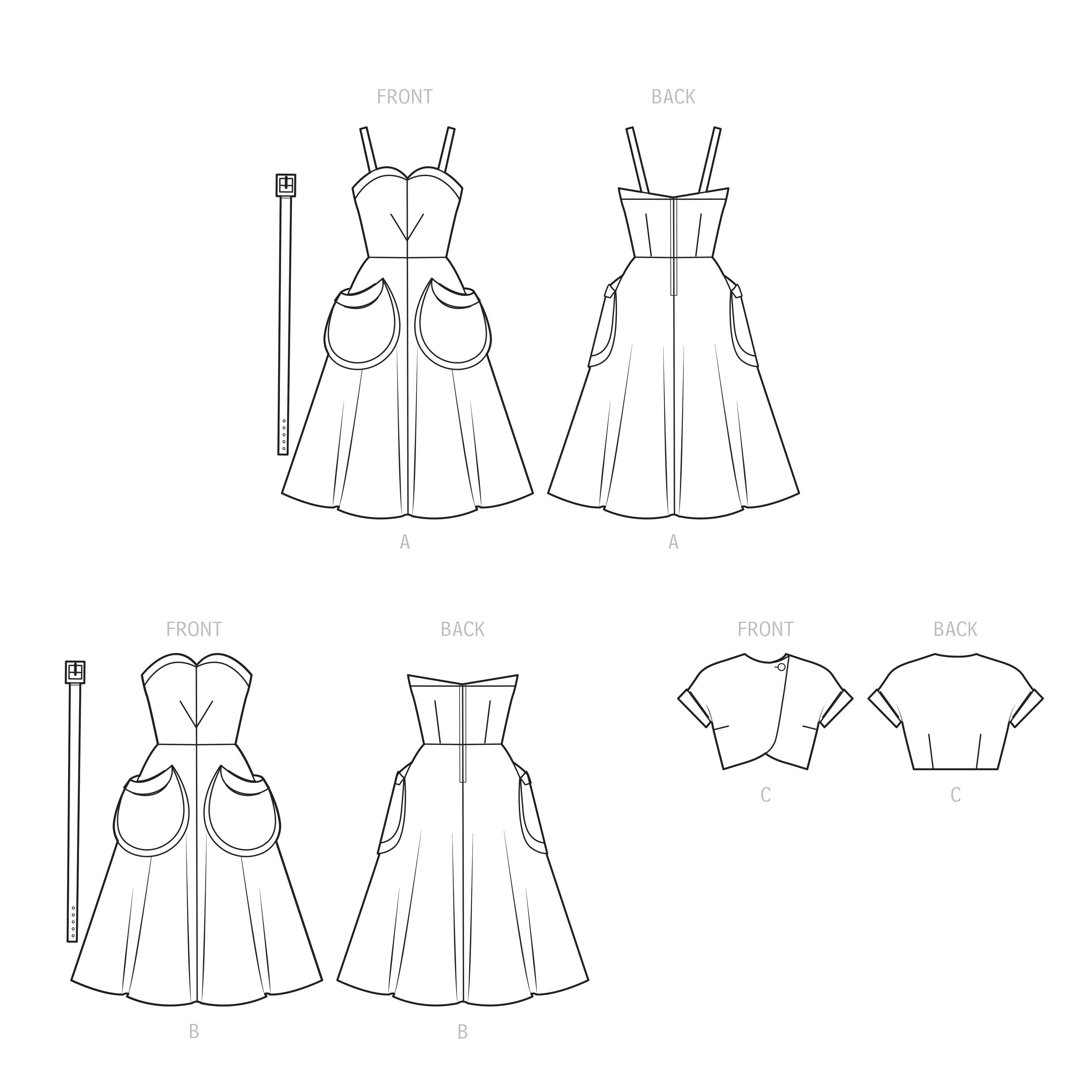 Simplicity Misses' Sundress and Bolero S9536 - Sewing Pattern