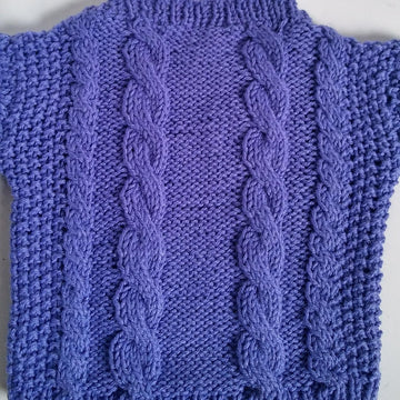Cozy Baby Cables Sweater