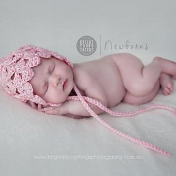Shell Stitch Pixie Bonnet