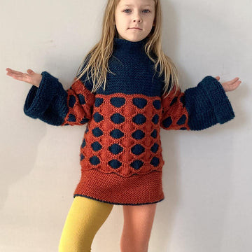 Honeycomb Tunic For Little Miss
