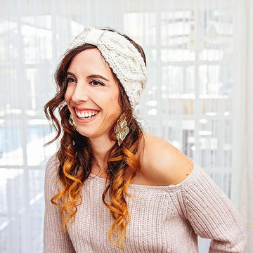 Traveling Vine Knit Earwarmer