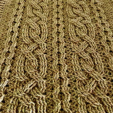 Bonnie's Wandering Cabled Poncho