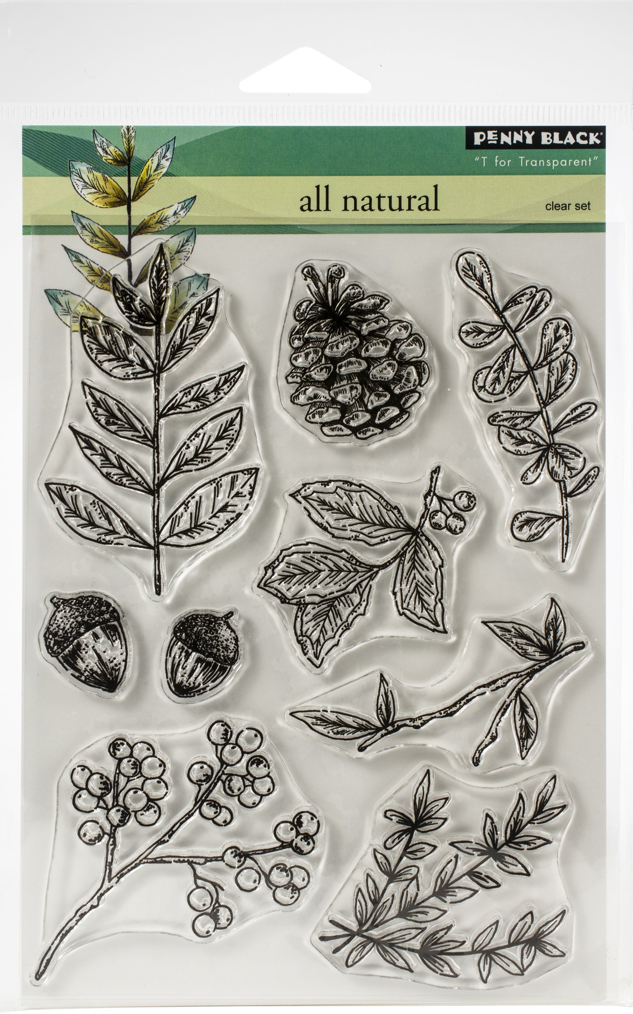 Penny Black Clear Stamps - All Natural 5"X6.5"