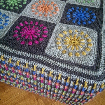 Granny Square Pouffe
